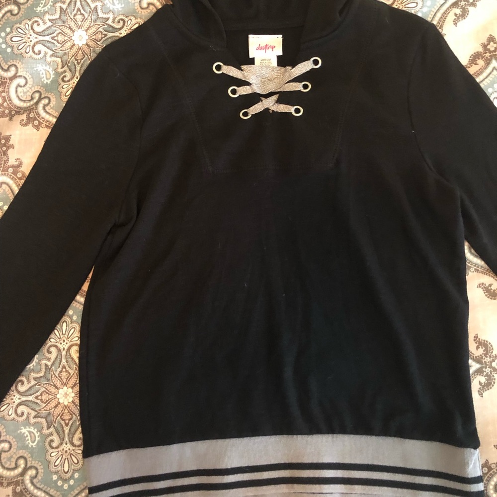 Daytrip Girls Lace-Up Hoodie